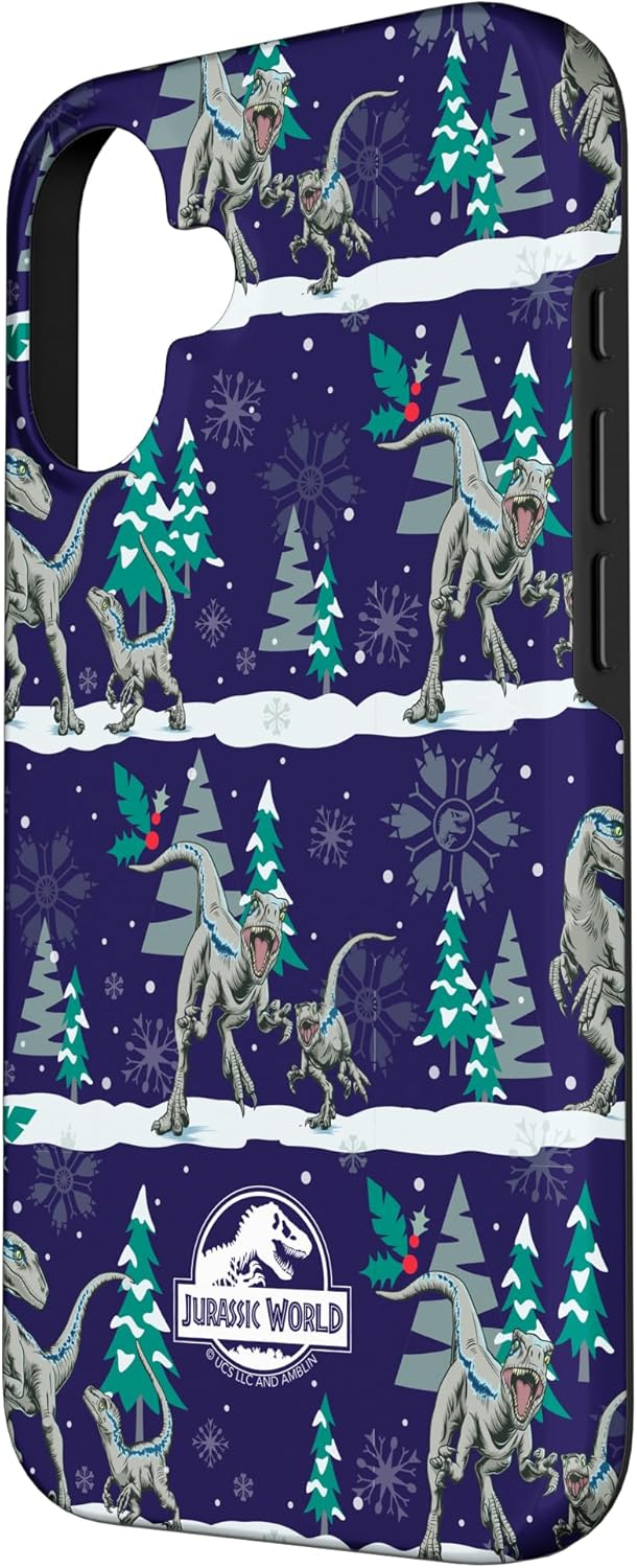 iPhone 16 Jurassic World Blue The Raptor All Over Print Case