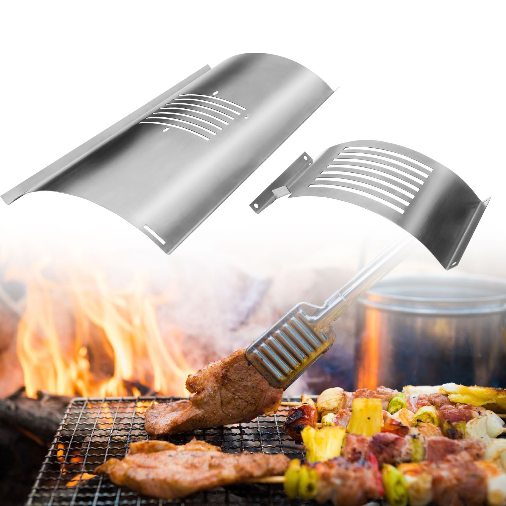 Premium 304 Stainless Steel Slide Cover and Bottom Kit Compatible with Pit boss Pro Series 1100 Pellet Grills.Flame Broiler Flame Slide Cover and Bottom Kit for PB1100PS1 PB1100PS1-W007 Grill Parts.