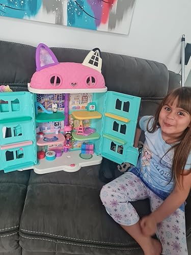 Gabby's Dollhouse 15-Piece Purrfect Dollhouse with UK | Ubuy