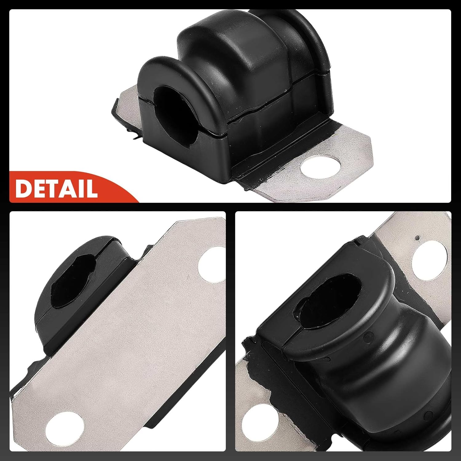 A-Premium 2 x Front To Frame Sway Bar Bushing Kit, Compatible with Ford Fiesta 2011-2019