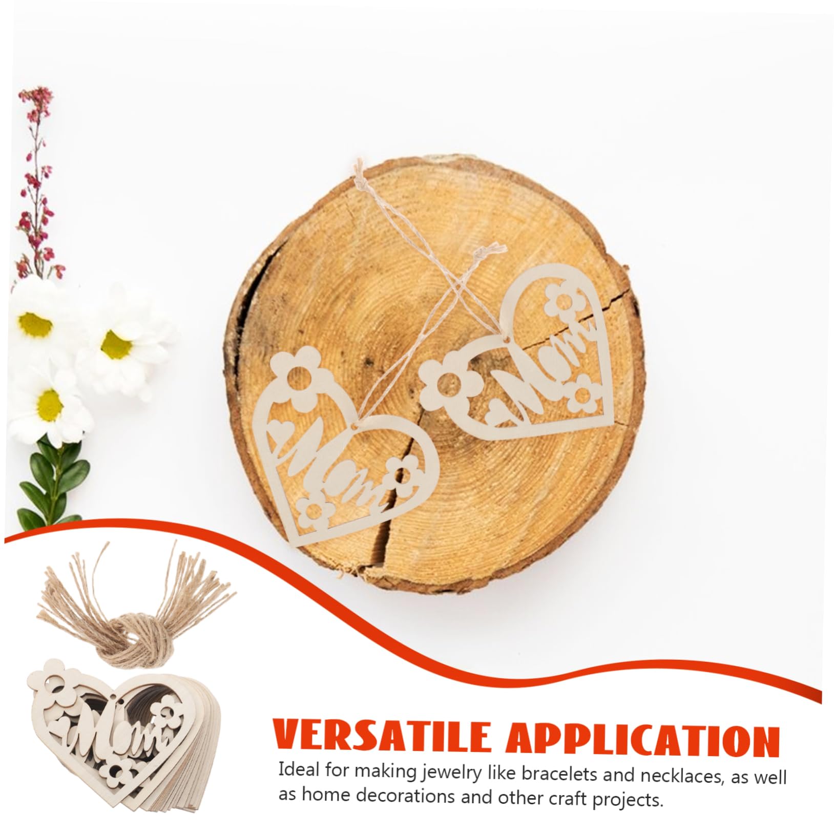Segnaposto in legno con palloncino a cuore - Impostazioni per la tavola di San Valentino Segnaposto personalizzati Segnaposto per cena Decorazioni per la famiglia - Italia