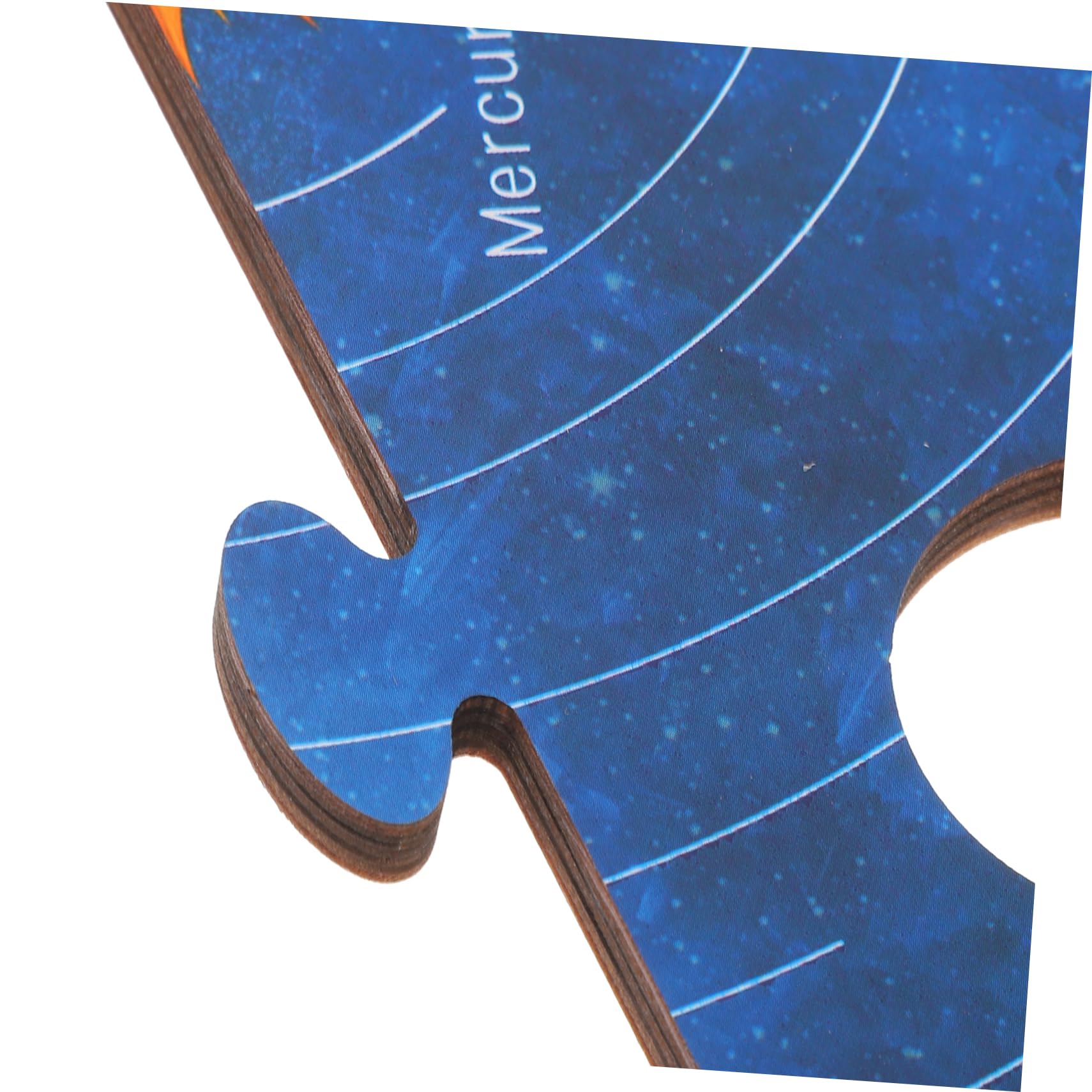 Puzzle Pianeti In Legno Per Bambini - Sistema Solare Educativo 3+, 22.5x15.8 Cm