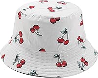 Vista 1 de Mashiaoyi Sombrero de pescador reversible de doble cara con estampado unisex