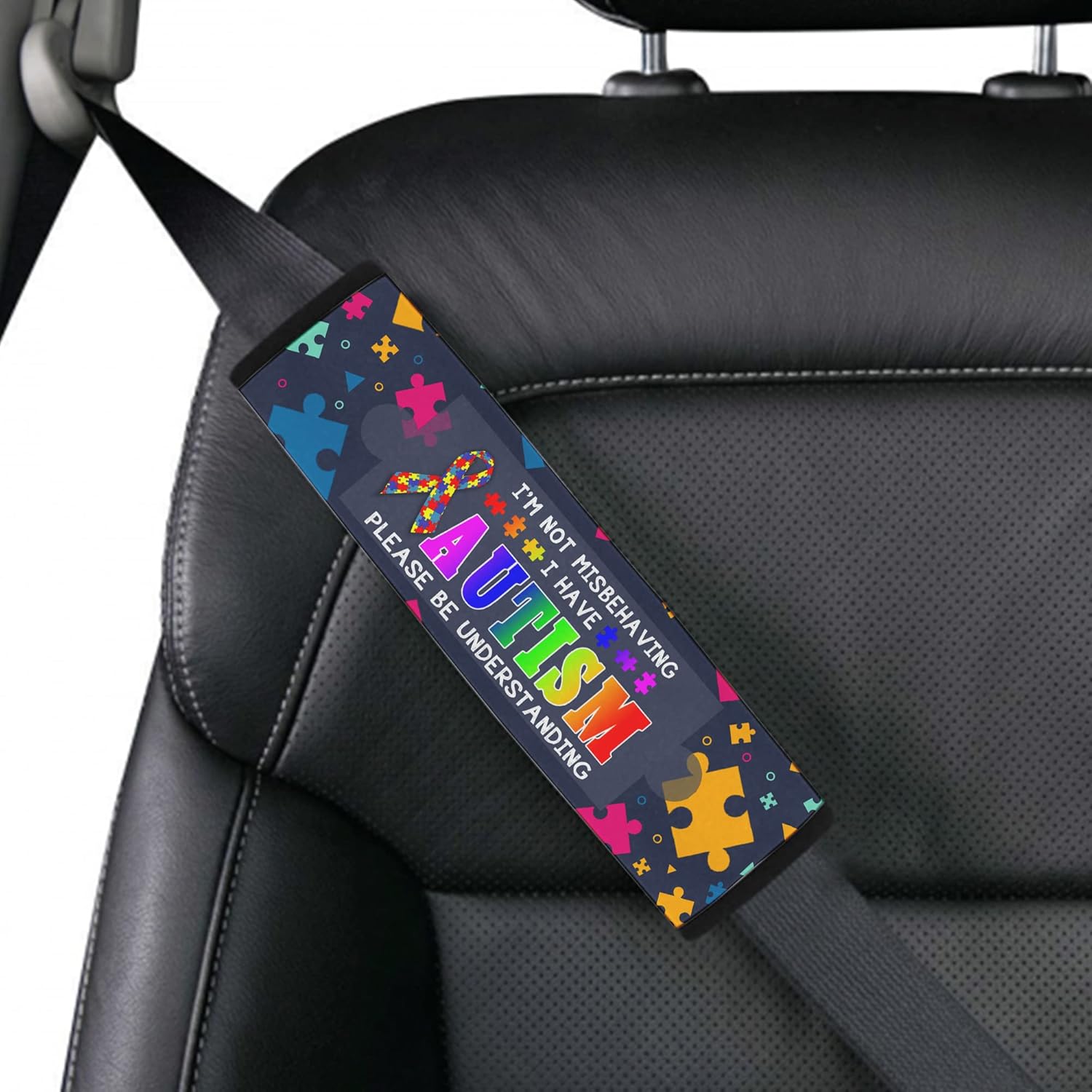 I am Not Misbehaving Seat Belt Cover Special Need Autistic