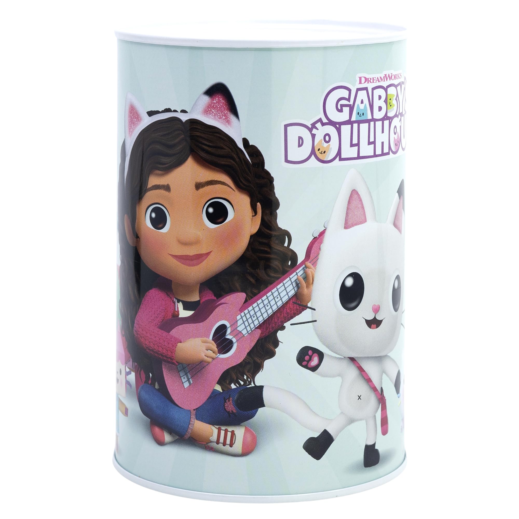 Gabby's dollhouse Money Box Piggy Bank, Metal, Break to Open
