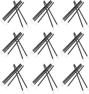 Zerodeko 200pcs Fine Point Eyeliner Brush wit...