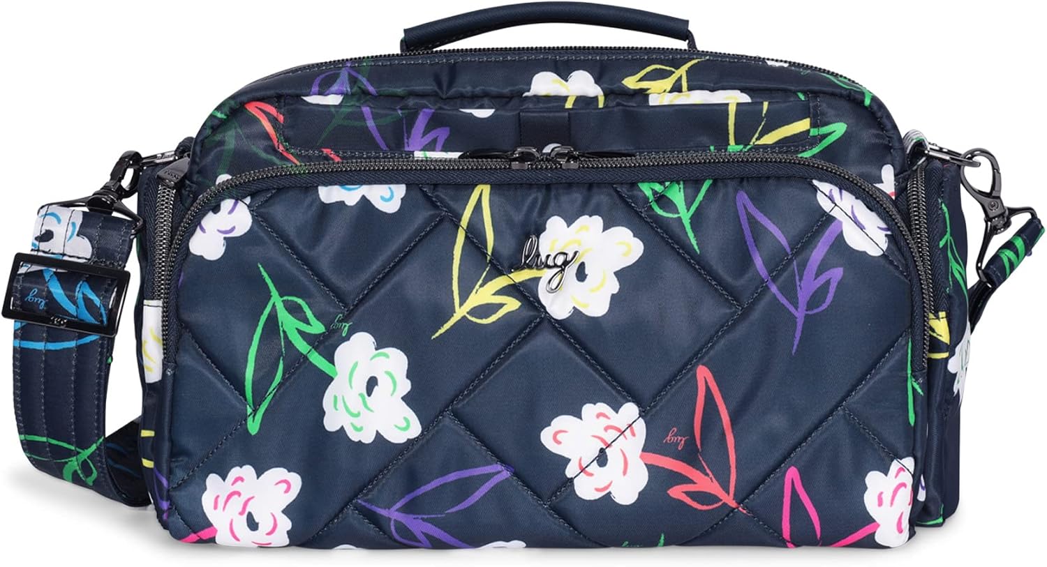 Lug Trolley Crossbody 2, Bright Floral Clothing, Shoes