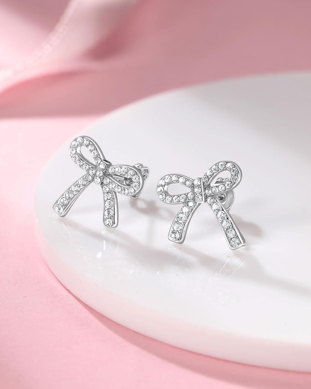 "You are Enough, Kind, Brave, Loved" - Bow Earrings for Teen Girls Birthday Christmas Valentines Day Gifts - Image 7