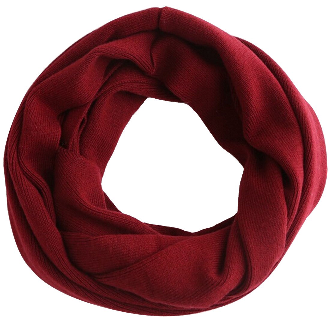 LroHan Soft Cashmere Scarf Circle Loop Infinity Plain Snood Scarf For Men Women