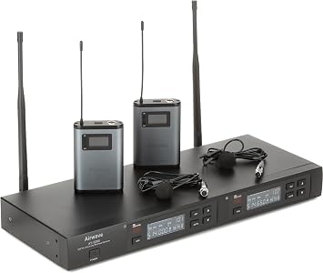 Airwave Technologies AT-5220 Dual-channel Wireless Lavalier Microphone System - 512MHz-542MHz
