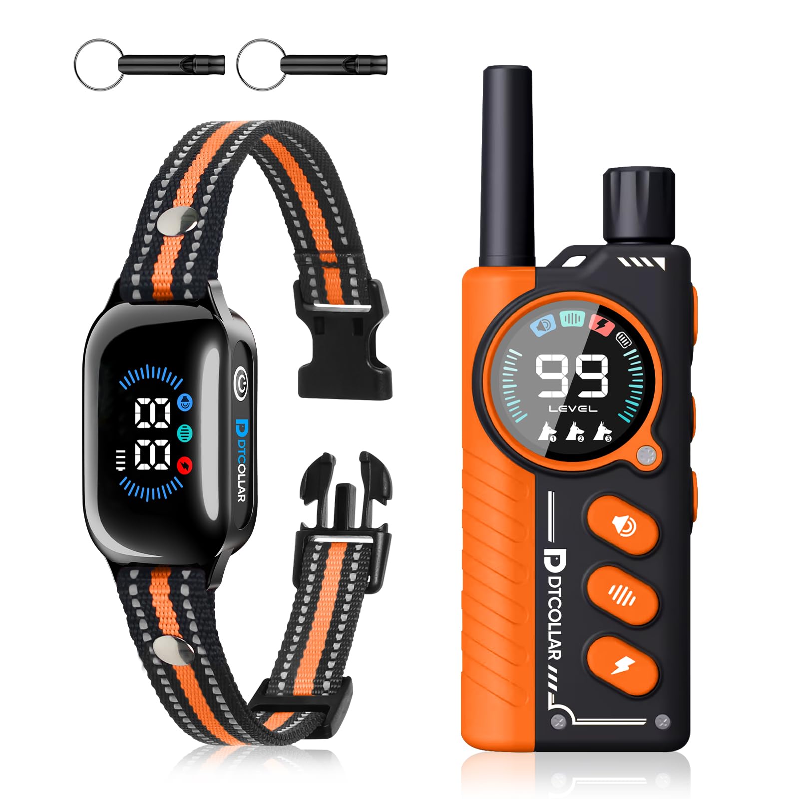 DTCollar 2-in-1 Bark & Shock Collar