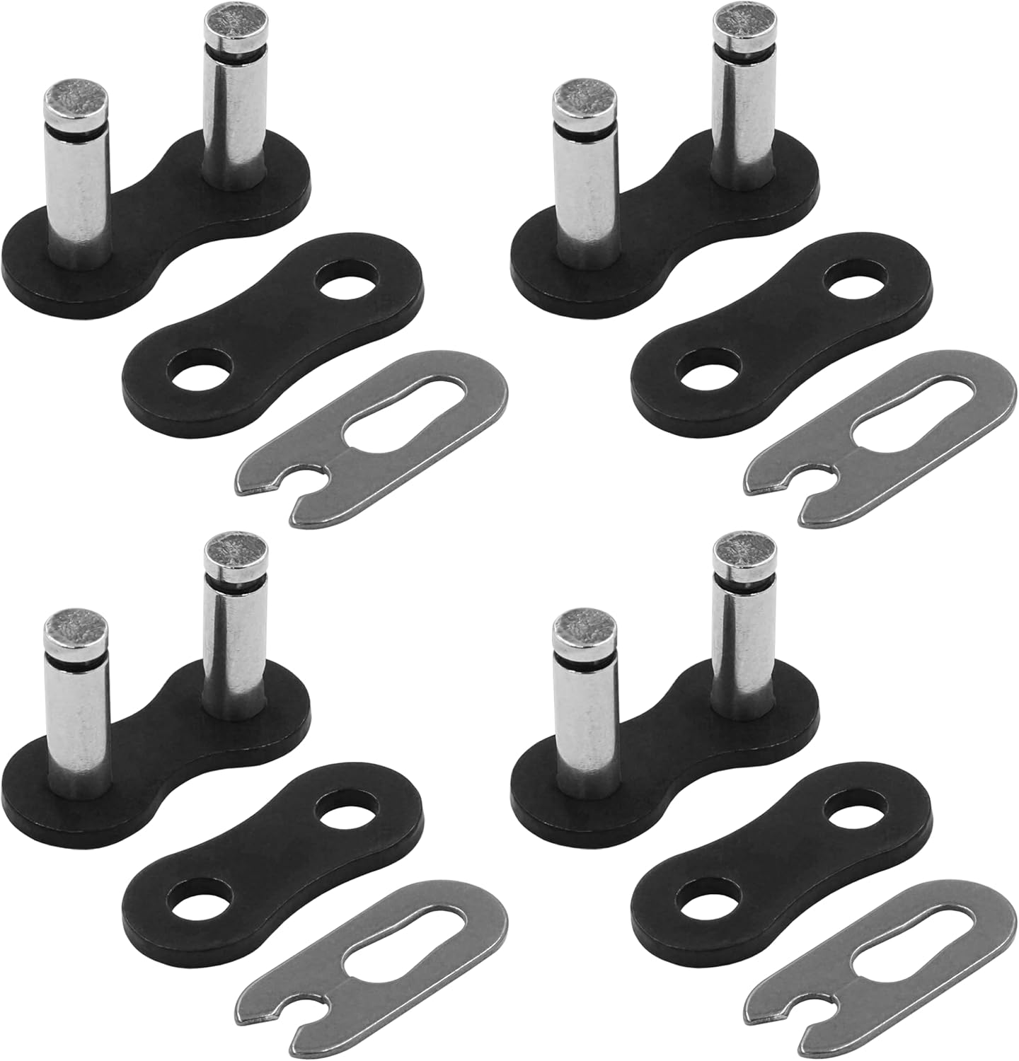 Caltric 525 Chain Master Link Compatible with Motorcycle Bike ATV Connecting Link Black