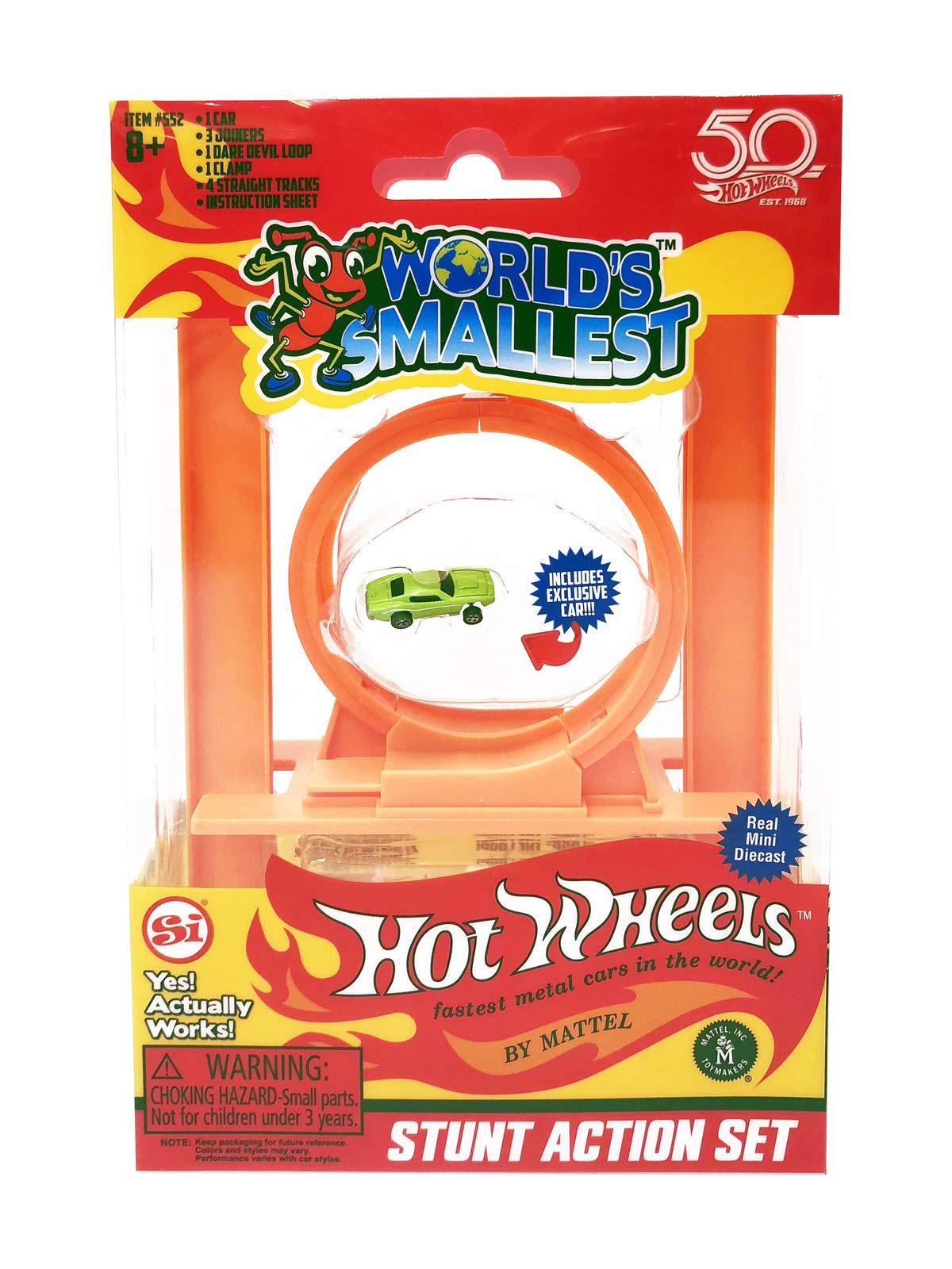 Worlds Smallest Hot Wheels Stunt Action Set