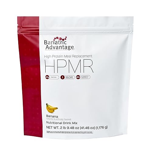Bariatric Advantage Mezcla de bebida de reemplazo de comidas con alto contenido de proteínas, aislado de suero de leche en polvo de proteína para