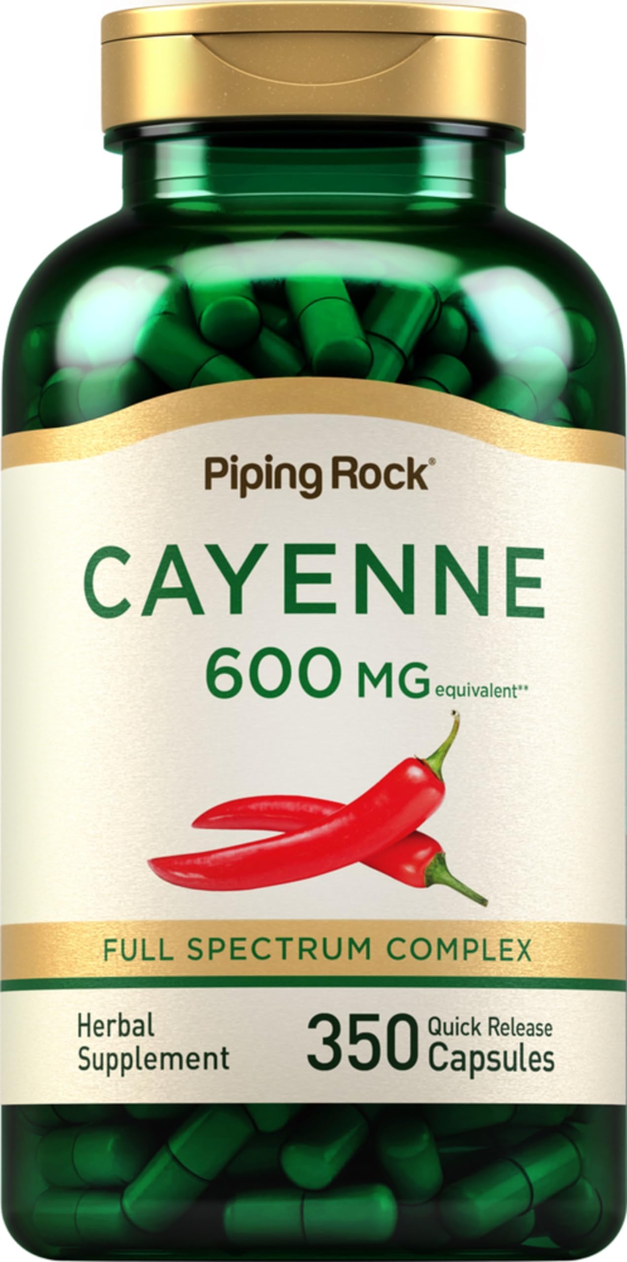 Piping Rock Garlic and Cayenne Supplements 180 Softgels