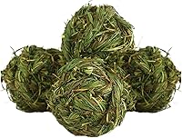 Vista 10 de Hamiledyi Pelota masticable de conejo Timothy Grass Molienda de animales pequeños, juguetes masticables para conejos, conejos, hámster, cobayas