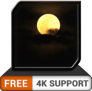 noite romântica da lua HD - desfrute de sonhos românticos ao luar com seu parceiro na sua TV HDR 4K, TV 8K e dispositivos de incêndio como papel de parede e tema para mediação e paz e férias de Natal