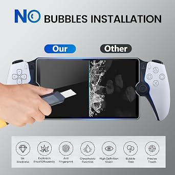 3 Pack Screen Protector for PS5 PlayStation Portal 2023