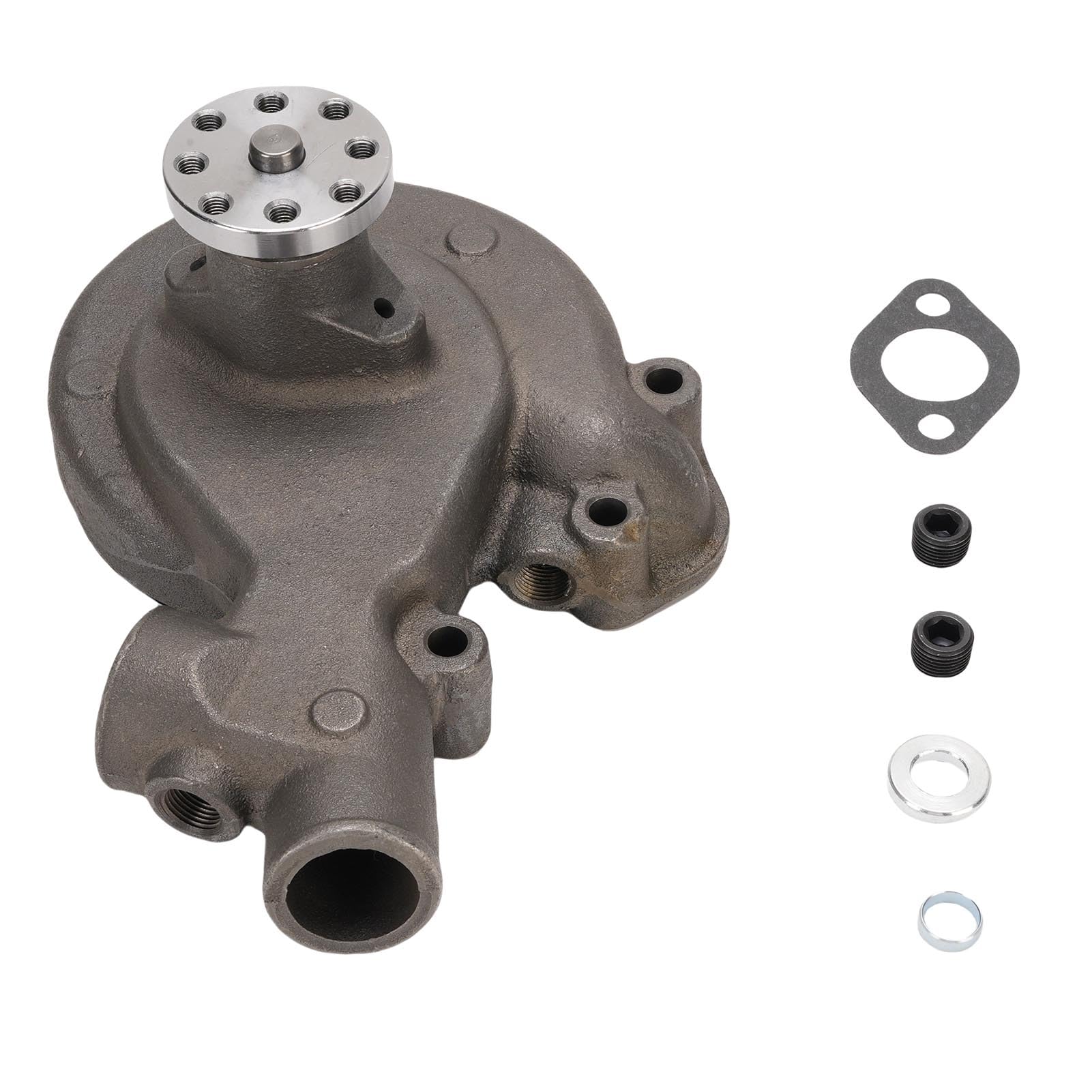 Drfeify Pompa dell'acqua del Motore, Kit Pompa dell'acqua in Metallo con Tenuta Avanzata, WP 71P 1393739, Ricambio di Raffreddamento Testato per Perdite per Motori di Grandi Dimensioni Serie 70 80