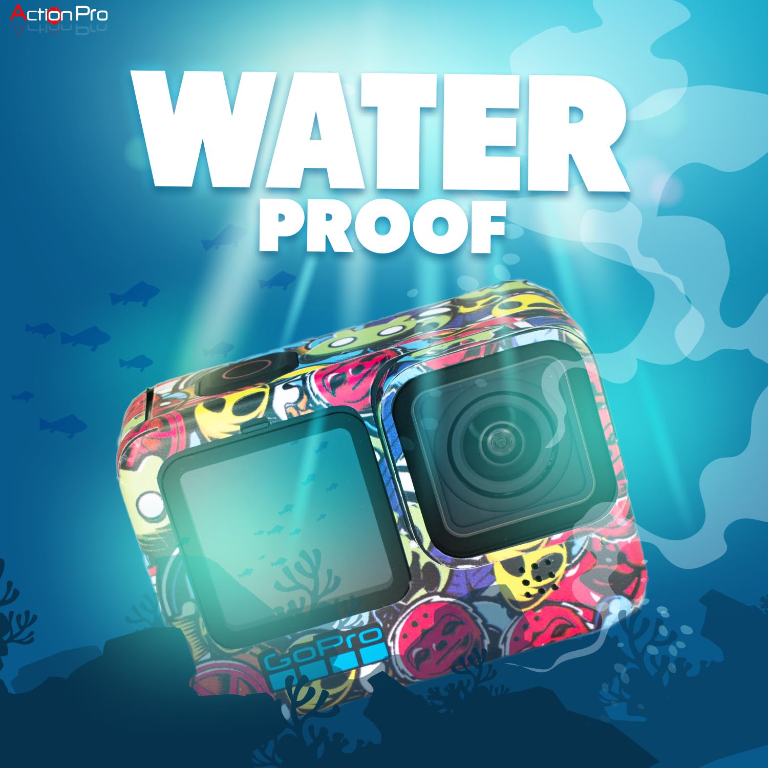 Action Pro Camera Skin Compatible with GoPro-9/10/11/12/13 Action Camera