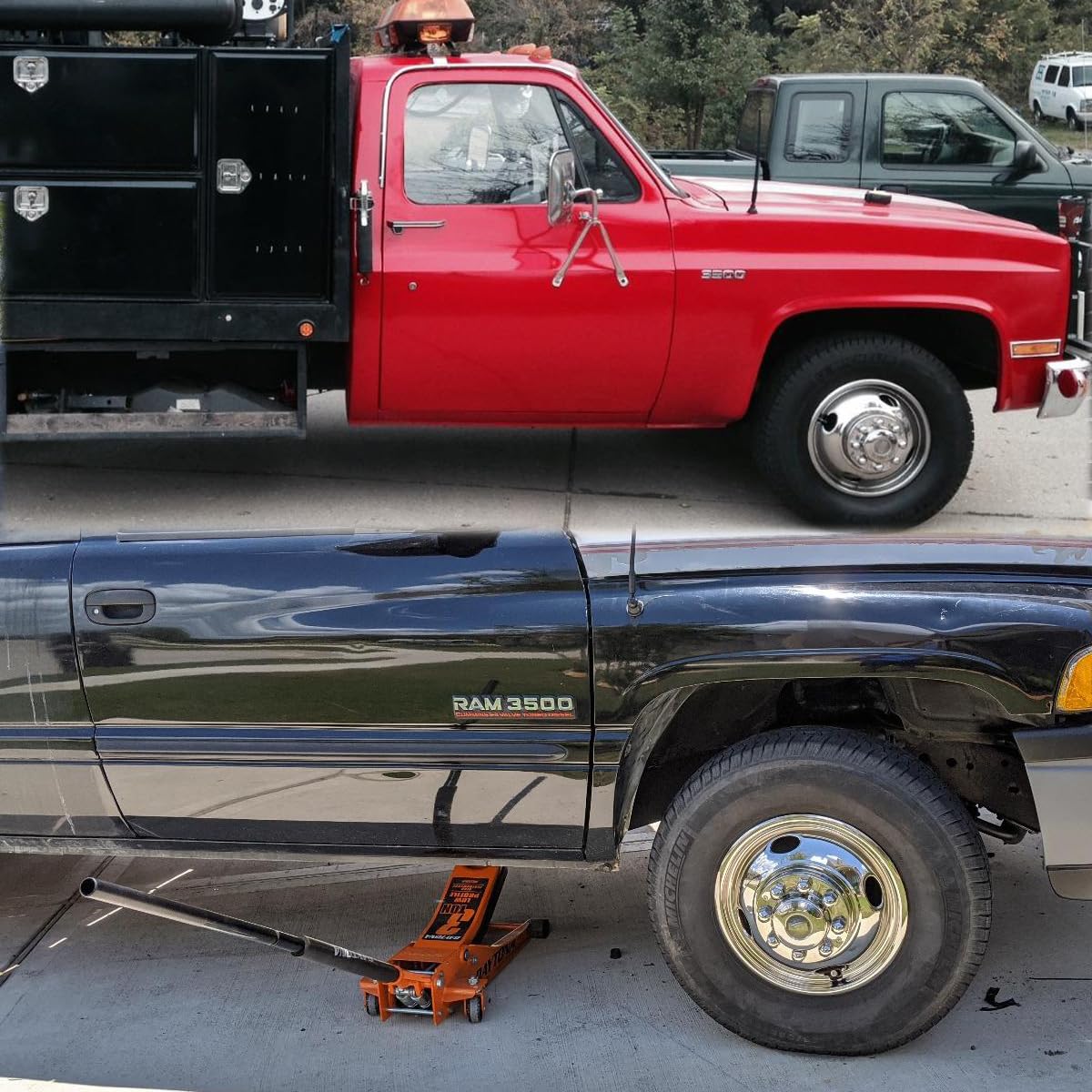 4pcs Front Rear Polished Stainless Steel Wheel Simulators,16