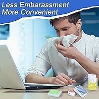 Vista 6 de Yinder Paquete de 120 pañuelos de bolsillo de 3 capas de papel facial geométrico a granel para el día de la madre, viaje de negocios, ceremonia