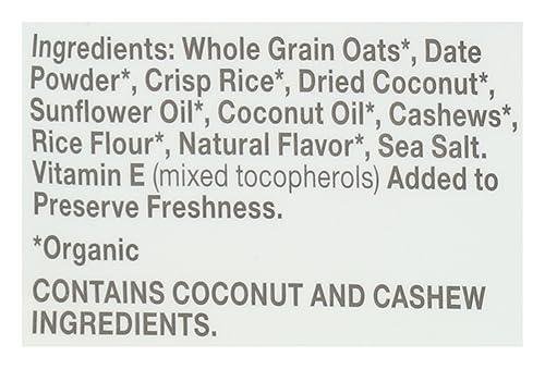 Miniatura 3 de Cascadian Farm Cereal orgánico de granola de anacardo de coco, sin azúcar añadido, 11 onzas (paquete de 4)