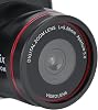 Digitalkamera 4K -Kameras für Fotografie & Video 16 MP WiFi 24 -Zoll -Touchscreen -Vlogging -Kamera für YouTube mit Blitz- Linsenhaube Vorderen und Hinteren Kameras