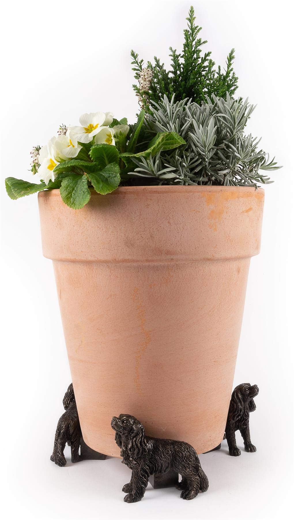 Potty Feet Hedgehog Figures Plant Pot Feet - Planter Support - Handmade Decorative Ornaments - 3pcs — view 90