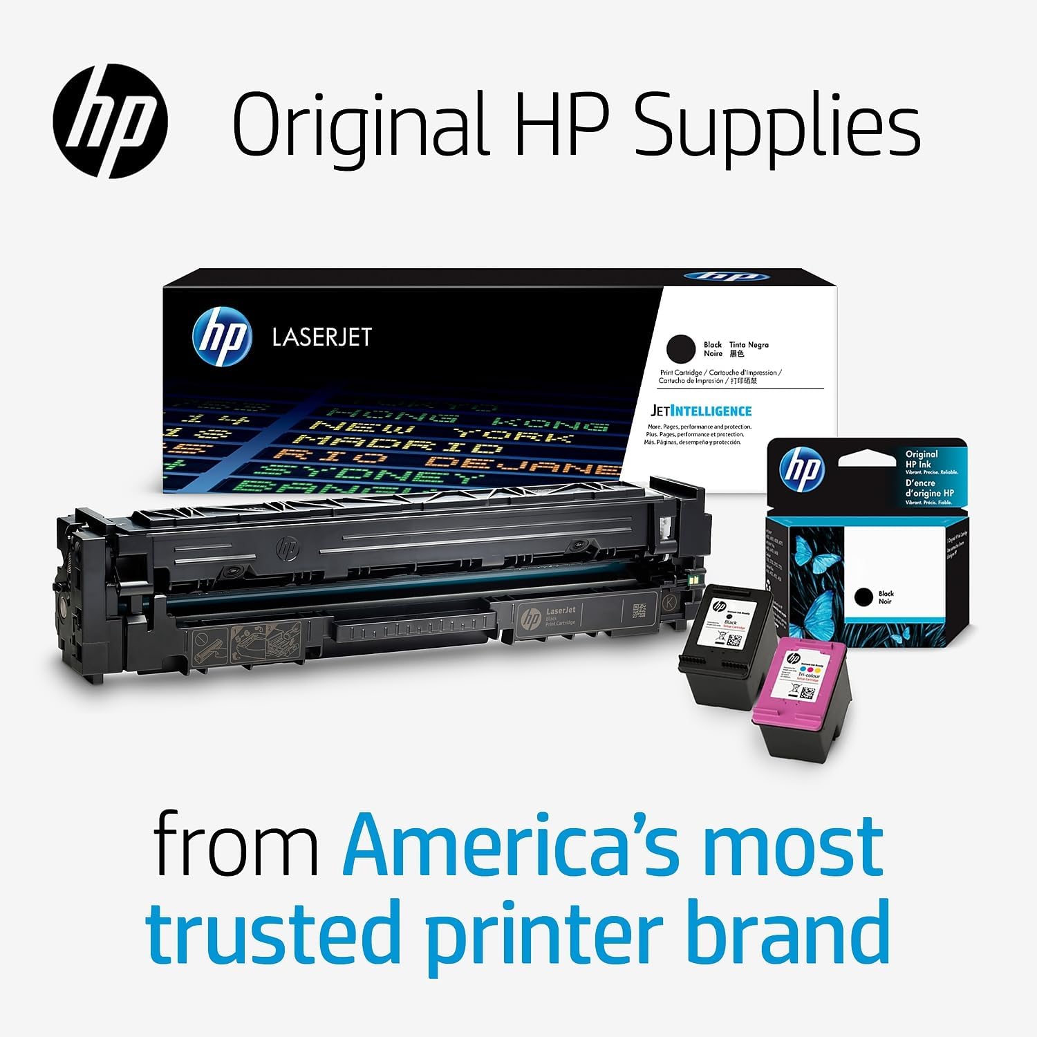 HP 654A Cyan Toner Cartridge | Works Color LaserJet Enterprise M651 Series | CF331A