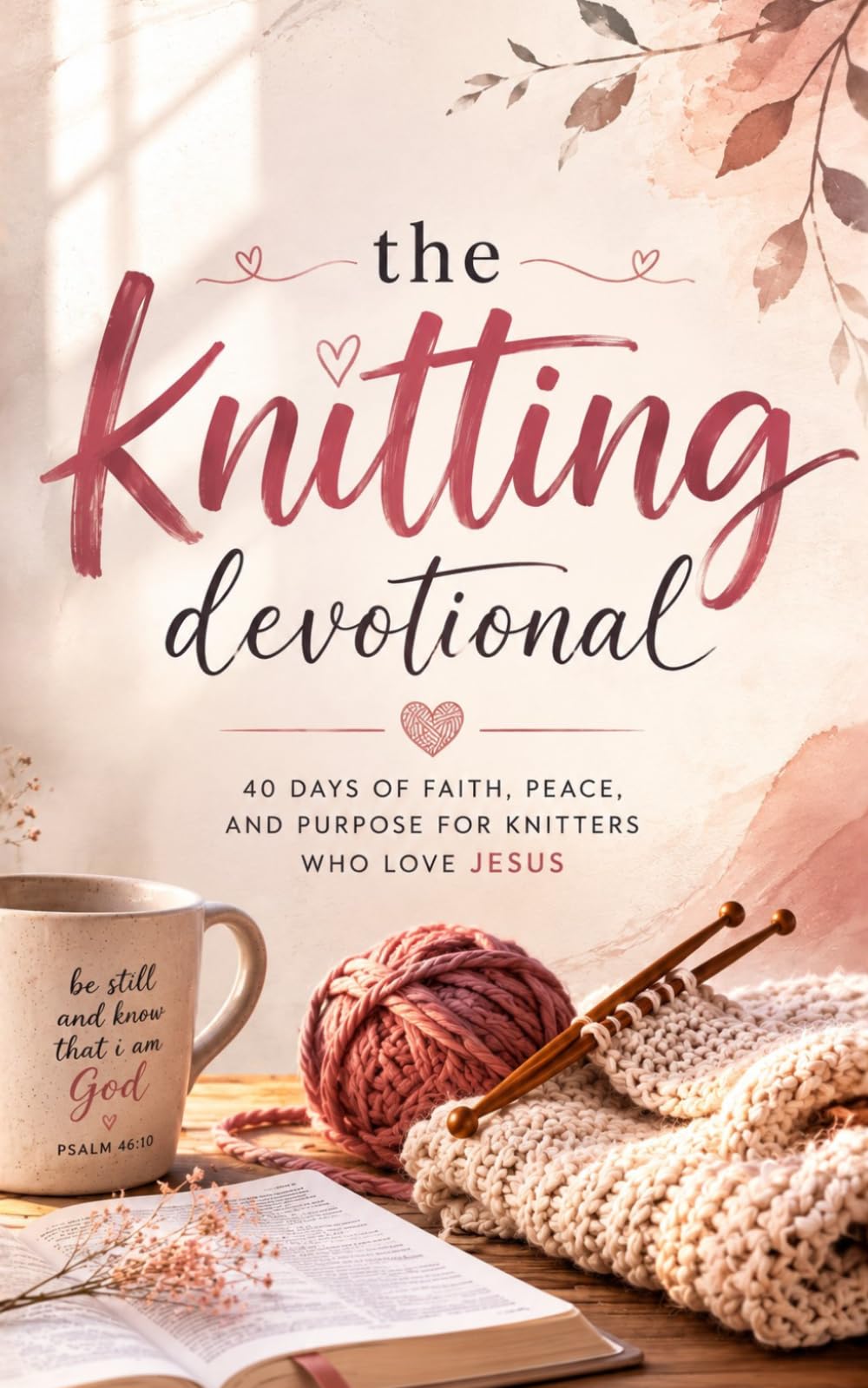 The Knitting Devotional: A 40 Day Christian Devotional for Women Who Love Knitting, Yarn Crafts, and Quiet Time With God While Deepening Their Relationship With Christ