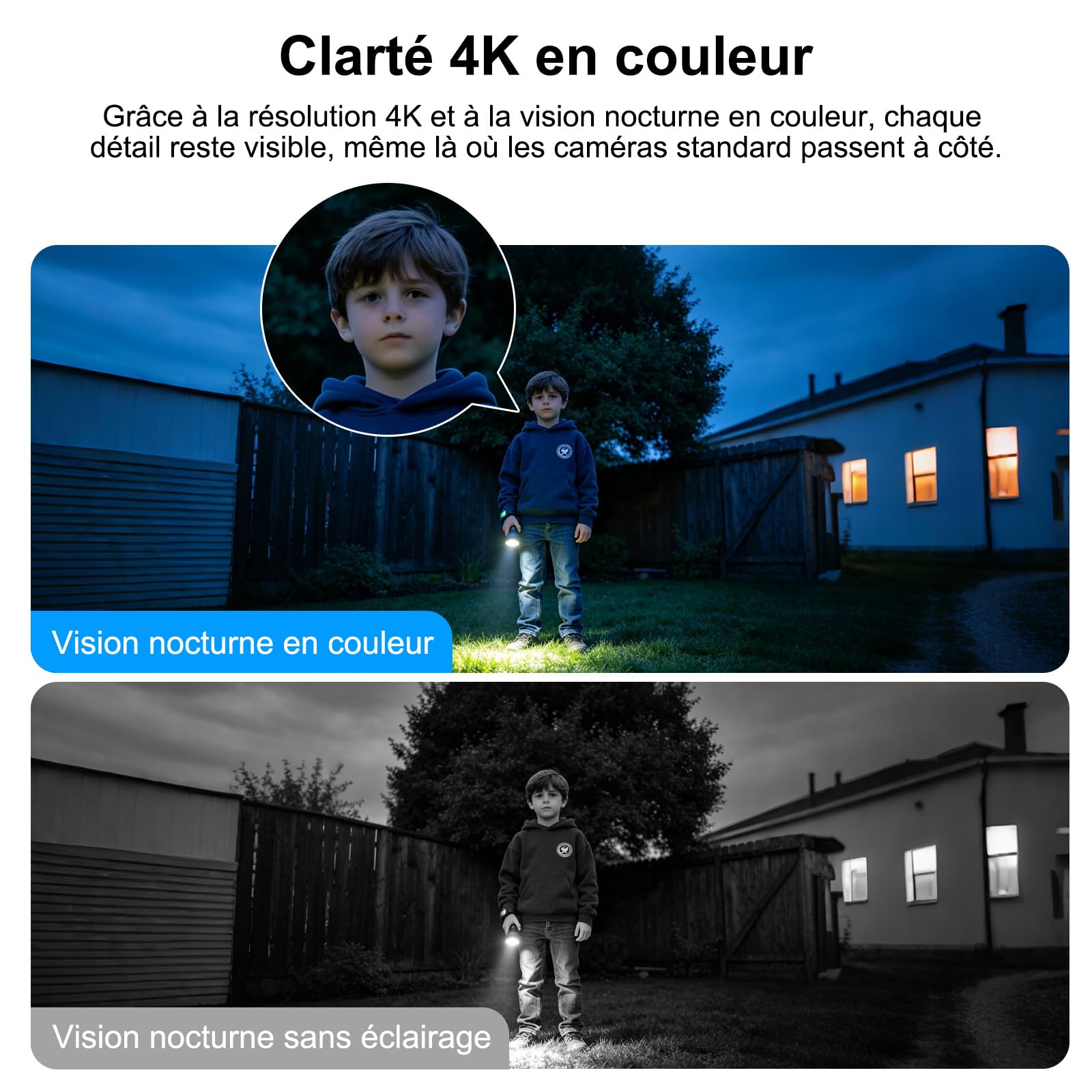 4K Camera Surveillance WiFi Exterieure sans Fil,Kit de 4 Caméras Solaires Extérieur avec Home Station,sans Abonnement,Stockage Local Intégré 32 Go,360° PTZ,Suivi Automatique,Vision Nocturne,2,4/5 GHz