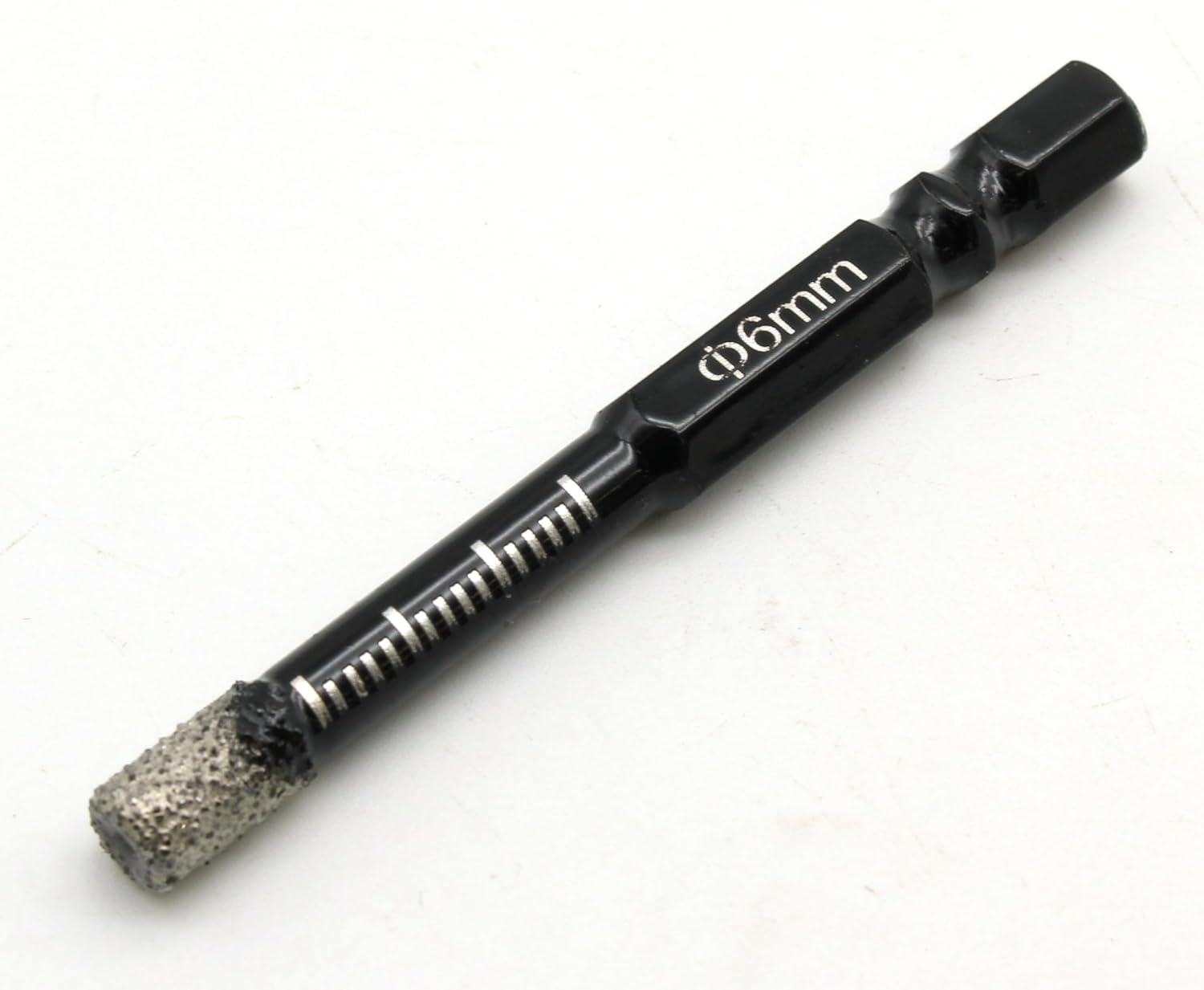 TMAX 1pc Dry Diamond Drill Bits 6mm 1/4 Inch with Quick Change Hex Shank for Granite Marble Porcelain Tile Ceramic