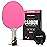 PRO-SPIN Ping Pong Paddles - Professional Level Table Tennis Rackets with Carbon Fiber for Superior Control | 7-Ply Blade, Premium Rubber, 2.0mm Sponge (Pink, 1-Pack)