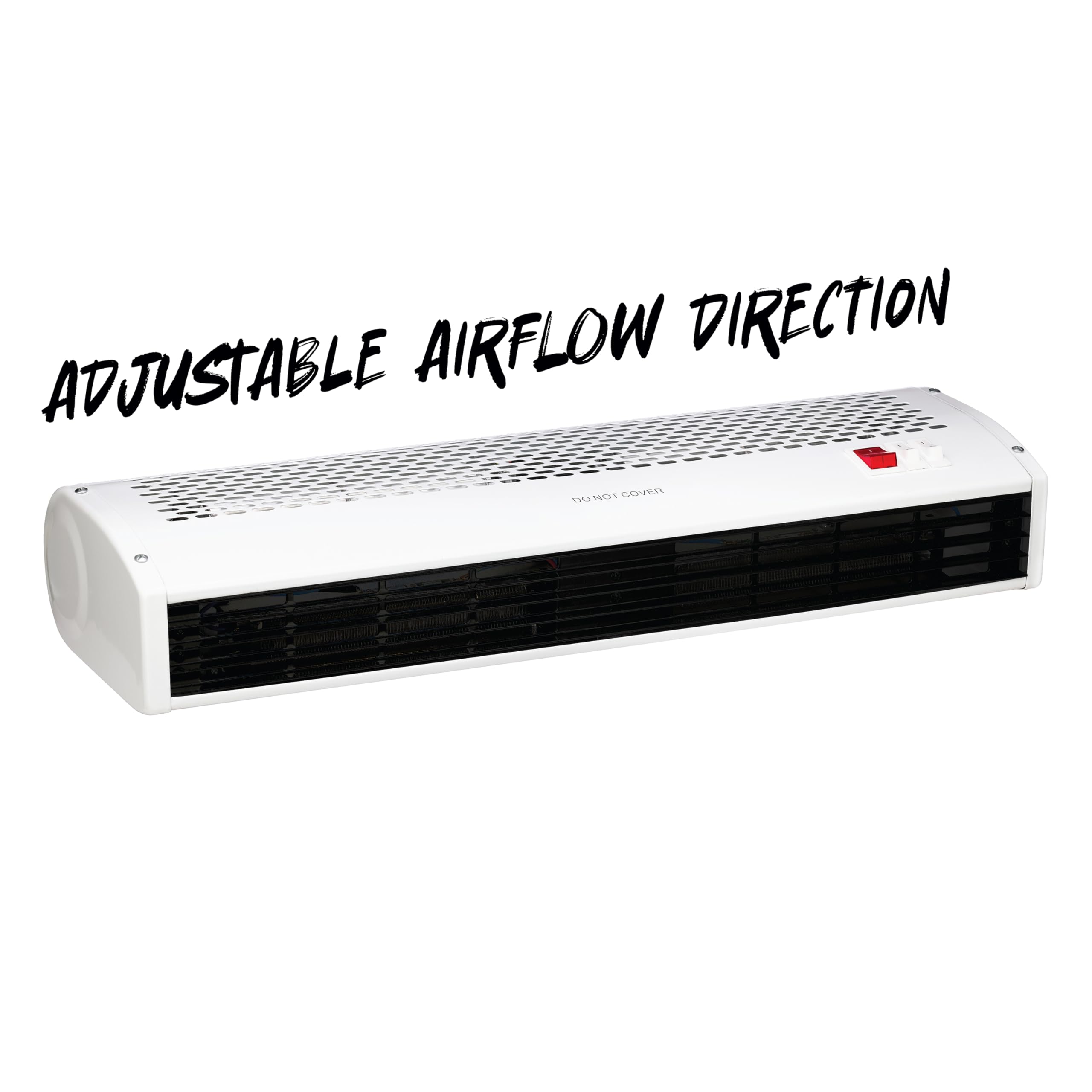 TCP Calentador de cortina de aire de 3 kW, ventilador de puerta con 2 ajustes de calor y modo de refrigeración, termostato programable inalámbrico RF de 7 días, sobrecalentamiento de seguridad y