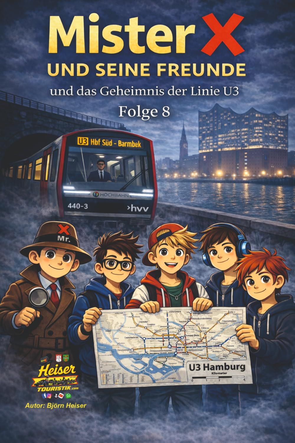 Mister X und seine Freunde Folge 8 Geheimnis der Linie U3