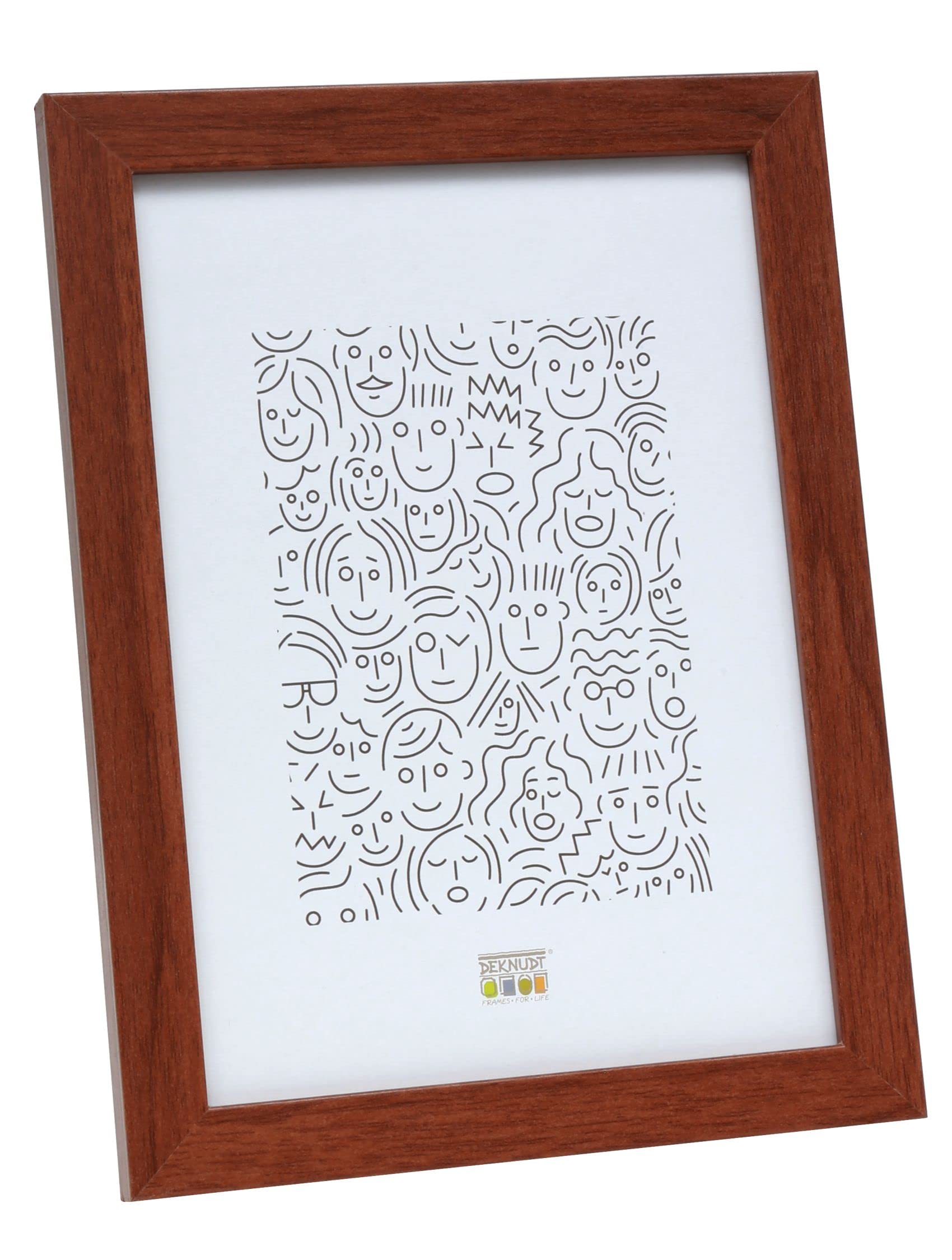 Deknudt Frames SS44CH3-20.0X30.0 Basic Narrow Wood/MDF Photo Frame Light Brown 33.5 x 23.5 x 1.33 cm