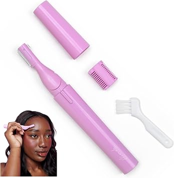 Mermade Hair - Battery Powered Facial Shaver for Women, Easy and Flawless Facial Hair Remover, Electric Beauty Razor, 2 Precision Blades - Pack of 1