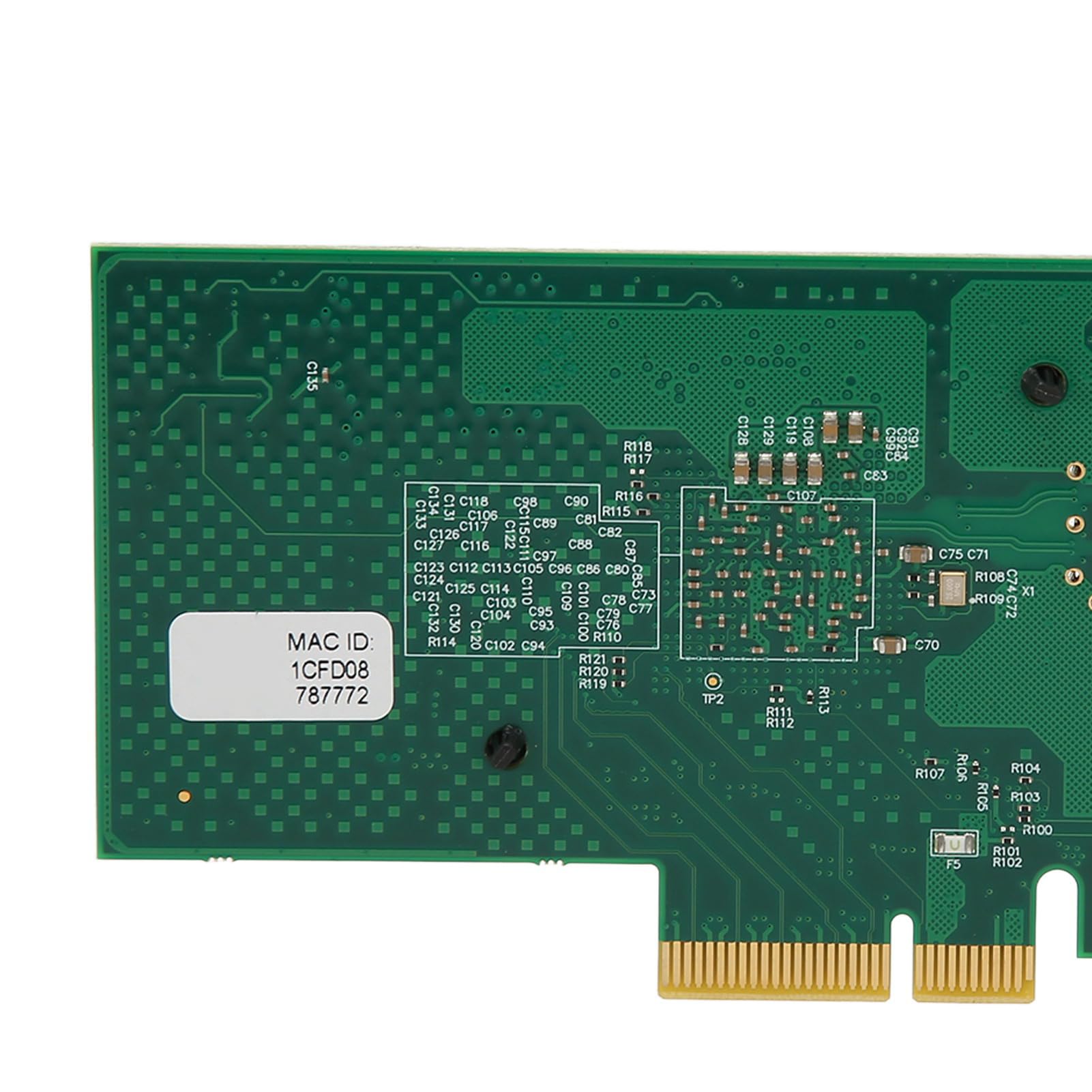 Yunseity Scheda di rete PCIe 10000Mbps PCI Express X4 5.0GT s SFP LC fibra ottica Gigabit Server Adapter per Win Server
