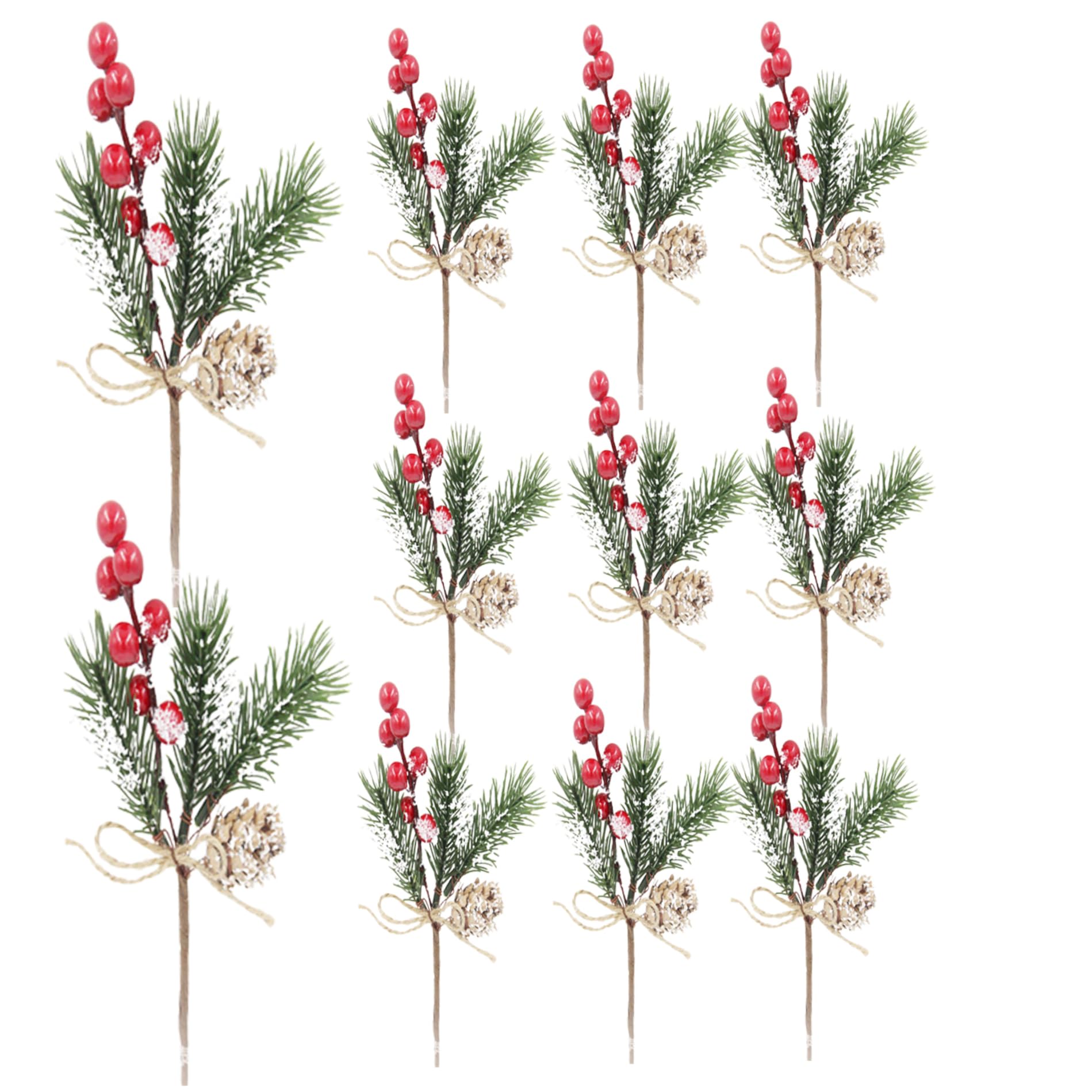 Couronnes et travaux manuels de Noël réussis avec 10 pics de pin 22cm