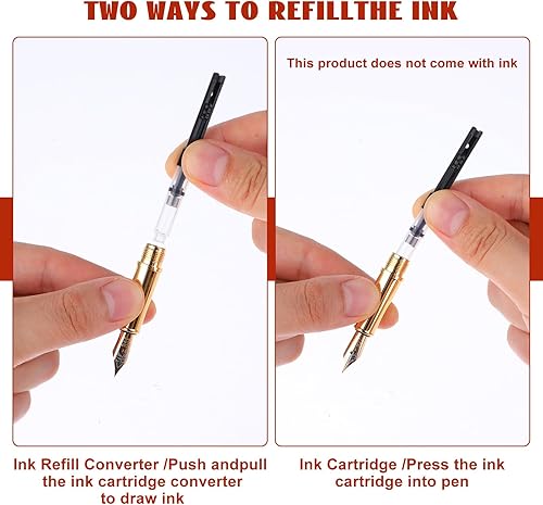 Miniatura 6 de Cobee Pluma estilográfica de metal estética (rosa)