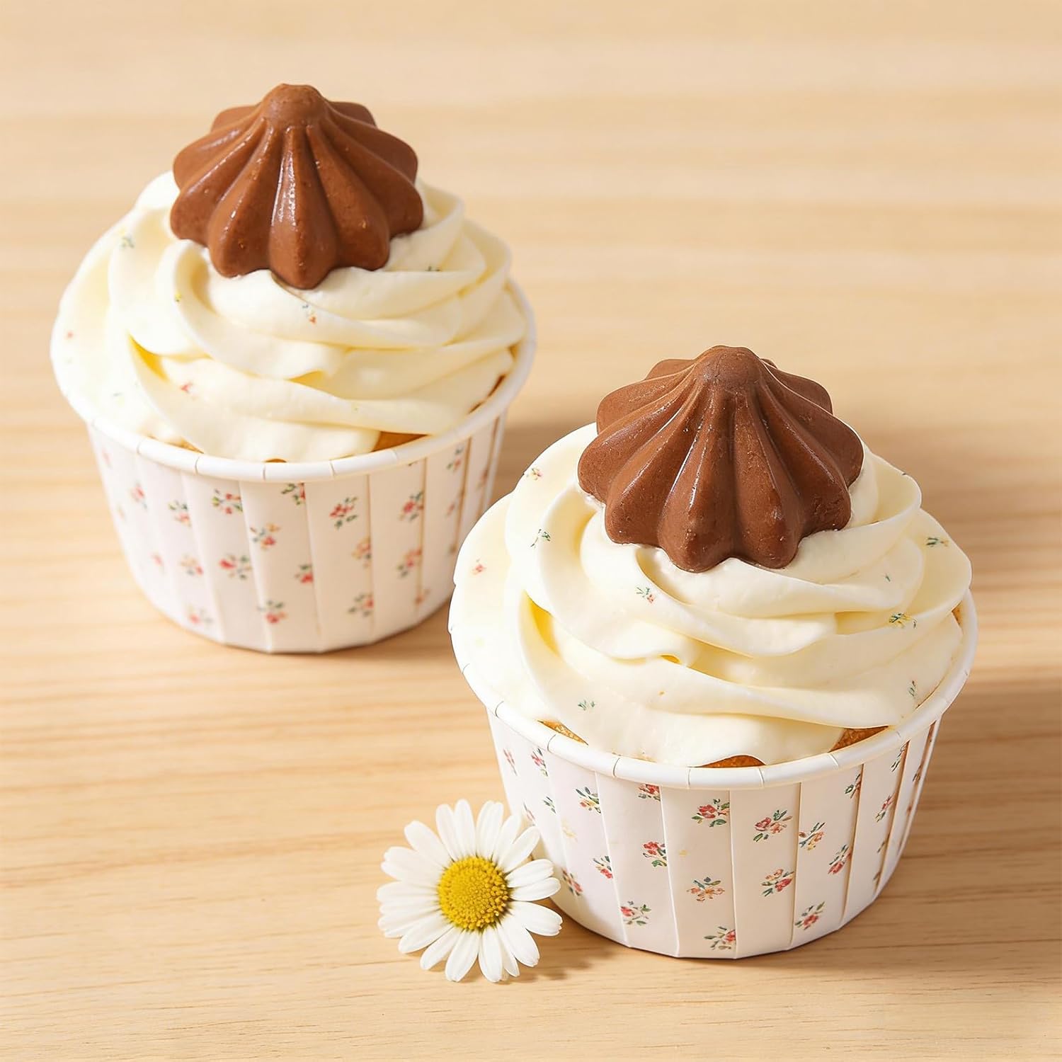 3D Silicone Mini Cone Whirlwind Molds, 8 Cavity Chocolate Baking Molds for Candy Cookie Gummy Ice Cube Cake Decoration Cupcake Topper Resin 8.15 x 4.02 x 0.92 Inches - Image 6