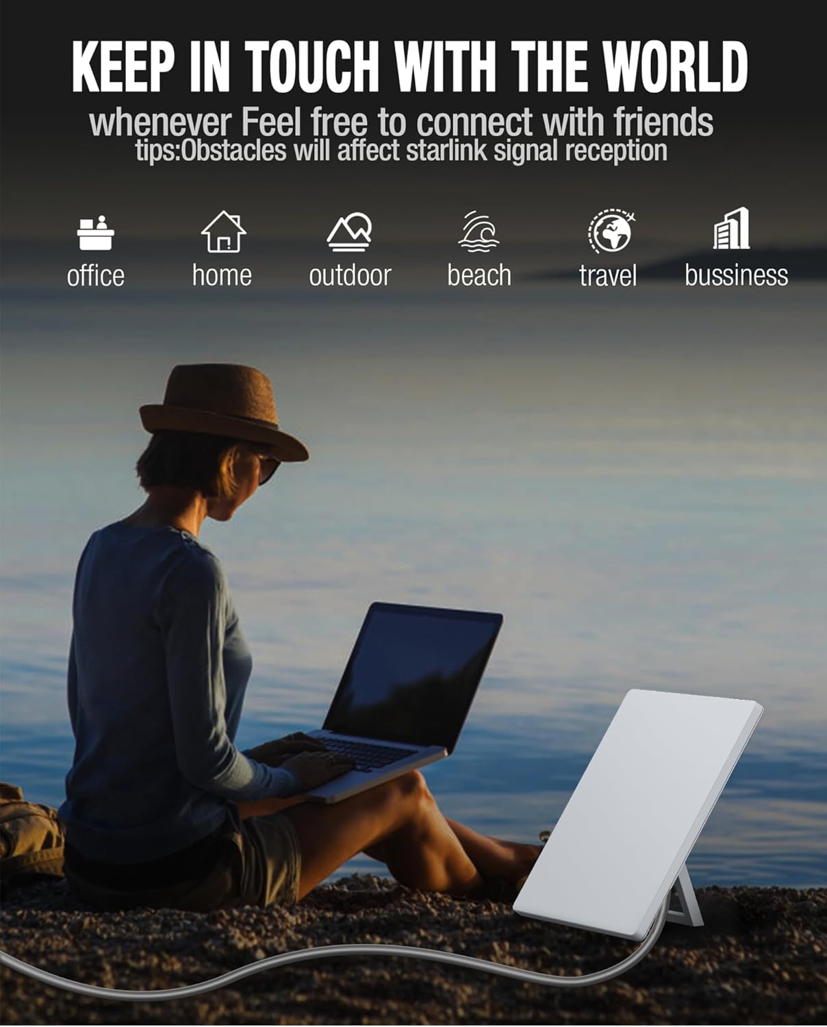 ALIENSX DC Power Cable for Starlink Mini - 150FT/46M Extension Cord, Weatherproof Outdoor Power Supply for Camping RV Home, 20AWG Heavy Duty with 2-Year Warranty - Image 6