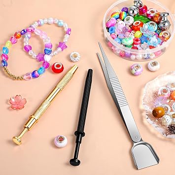 Piercing Grabber Tool, 3 Pcs Stainless Steel Jewel Picker Tool 4 Claw Piercing Tools for Changing Jewelry Includes Tweezer with Shovel Head Spoon for Tiny Objects IC Chip Electronic Components