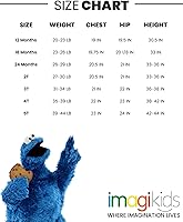 Vista 7 de Sesame Street Elmo Cookie Monster - Conjunto de sudadera con capucha y pantalones para niños pequeños