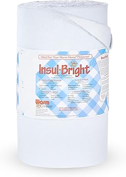The Warm Company - Insul-Bright 45" x 40 Yard Bolt, Insulated Batting for Quilting, Sewing, Crafts & Home Projects
