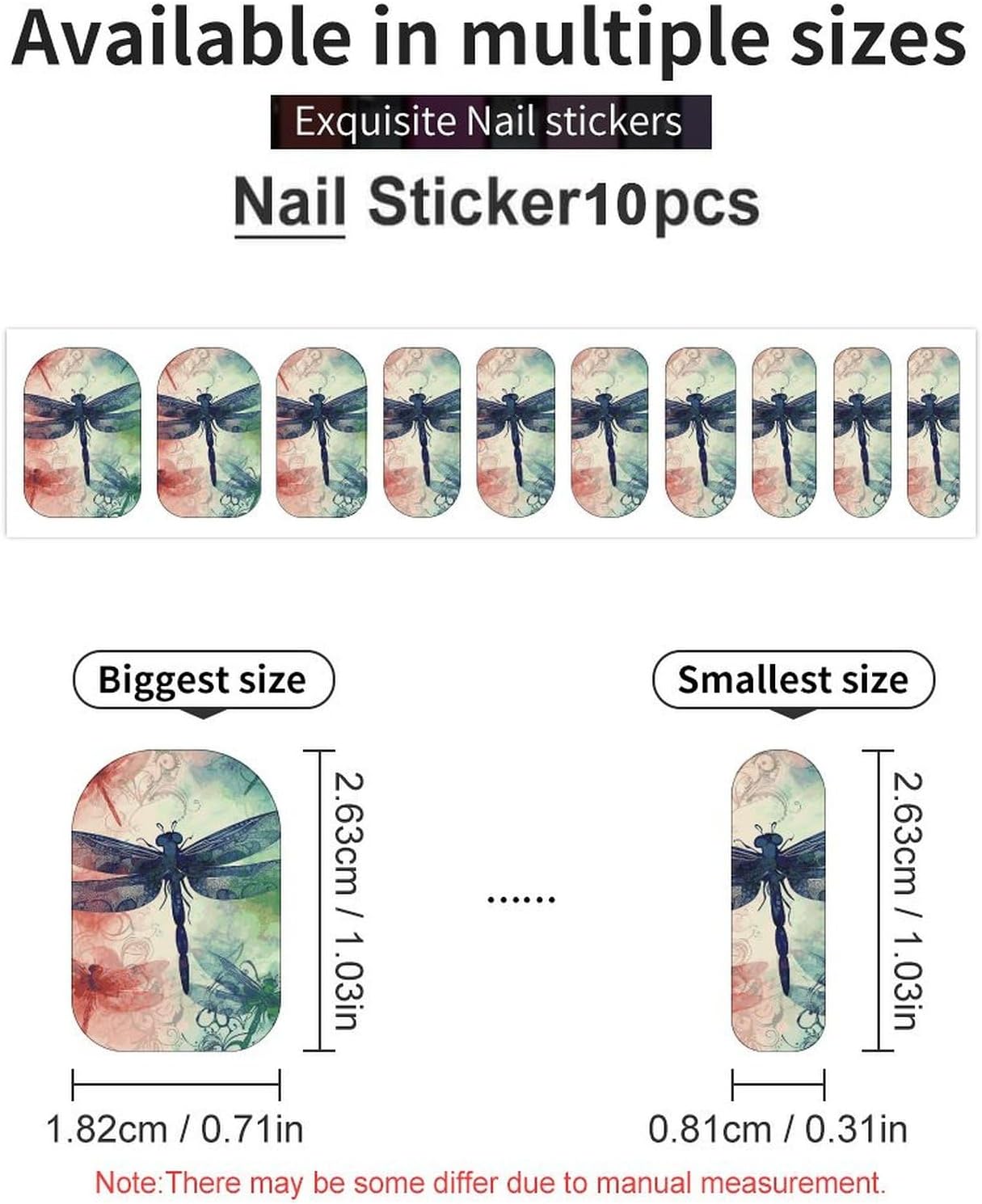 Nail Strips Bundle Full Wrap Long Lasting Nail Polish Strips Easy Application and Removal Salon Quality Self Adhesive Art Stickers for Women Gifts