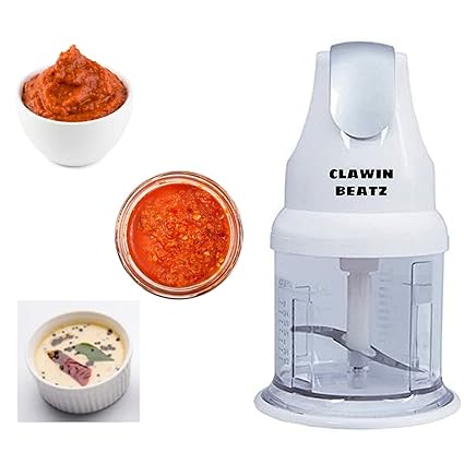 Clawin Beatz Vegetable chopper Electric for Kitchen chopping, Beating, Whipping, Electrical Onion Cutter, 300+ Watt