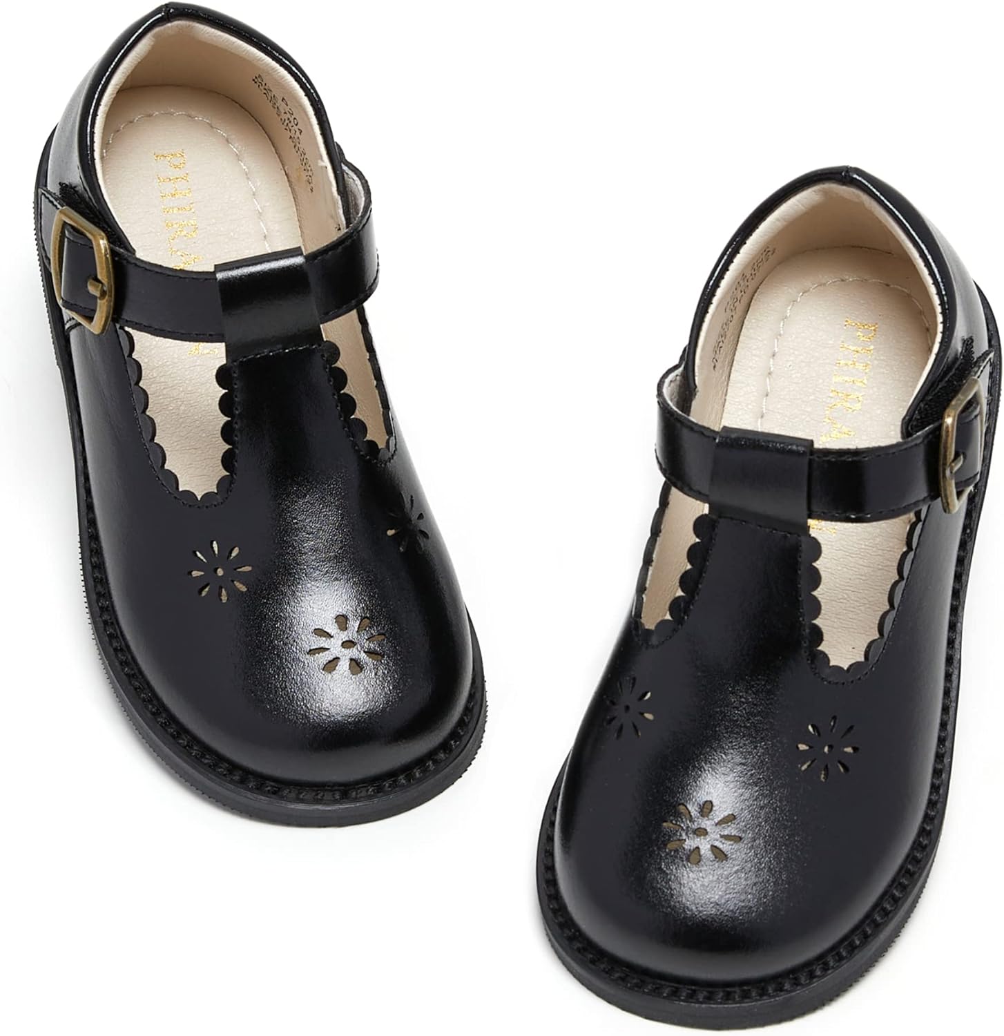 Toddler Girl Mary Jane Dress Shoes-Little Girl School Uniform Shoes for Wedding Party