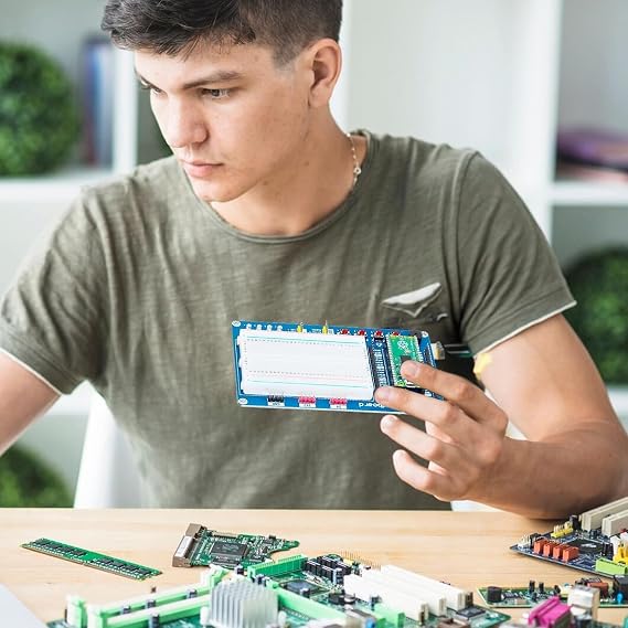 sb Components Raspberry Pi Pico Breadboard Kit with Raspberry Pi Pico for Multi-Purpose Microcontroller Board with Pi Pico Breadboard Kit Breakout Board for Projects